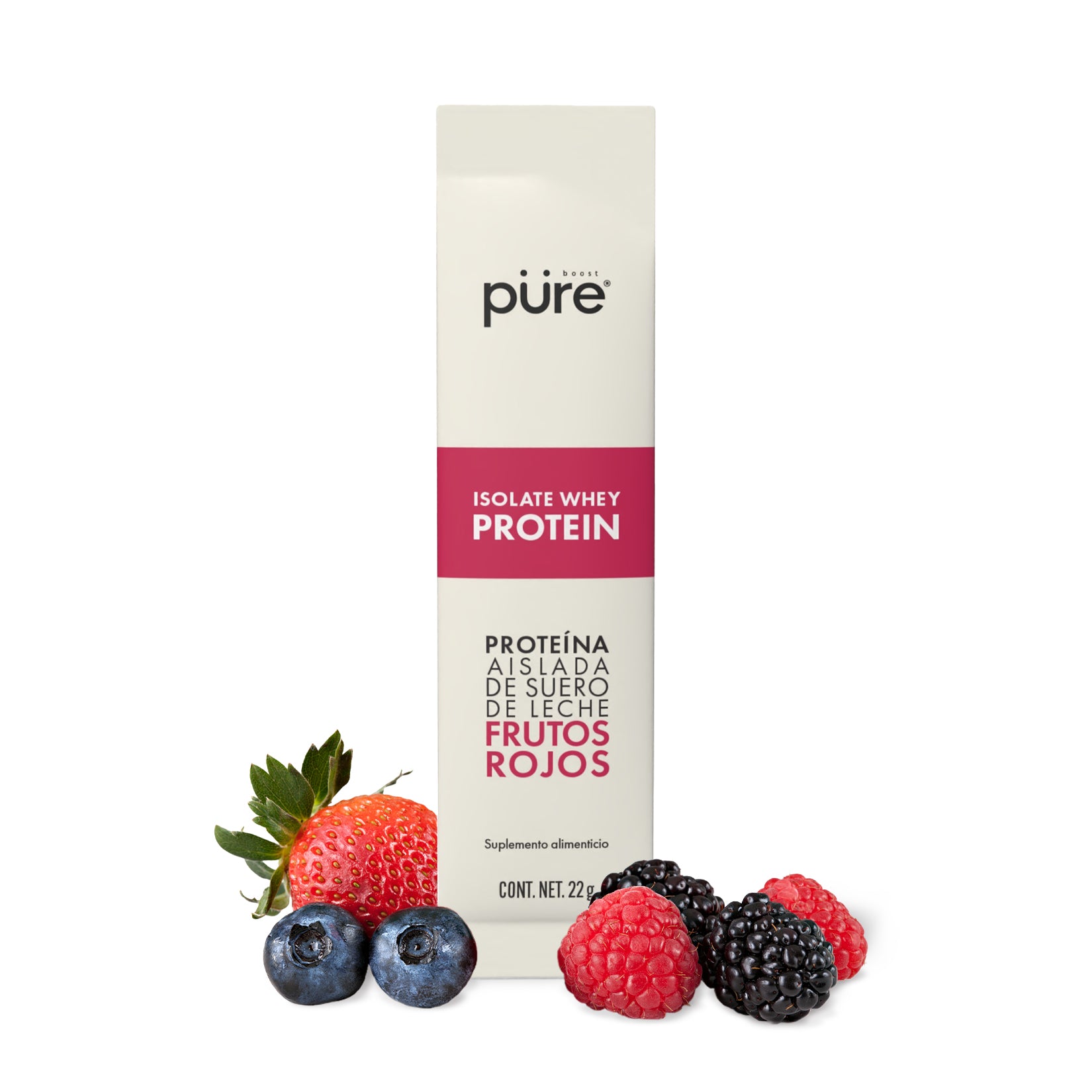 ISOLATE WHEY PROTEIN • Frutos rojos