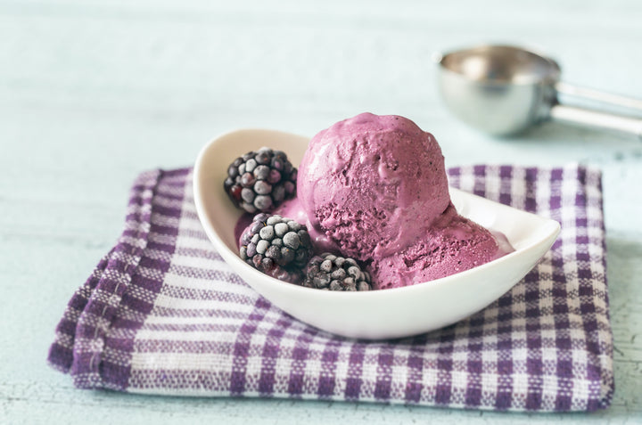 Helado de frutos rojos