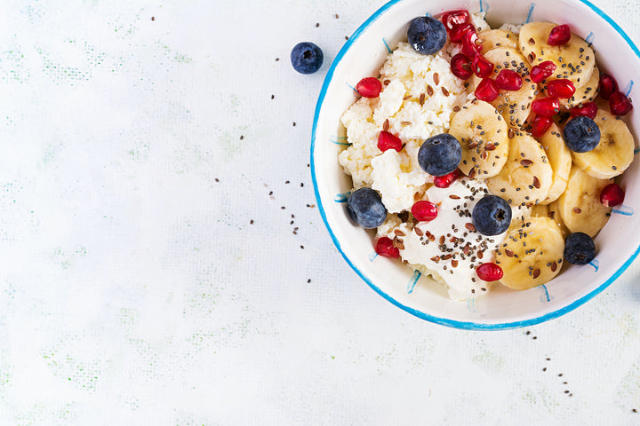 Cheesecake banana bowl