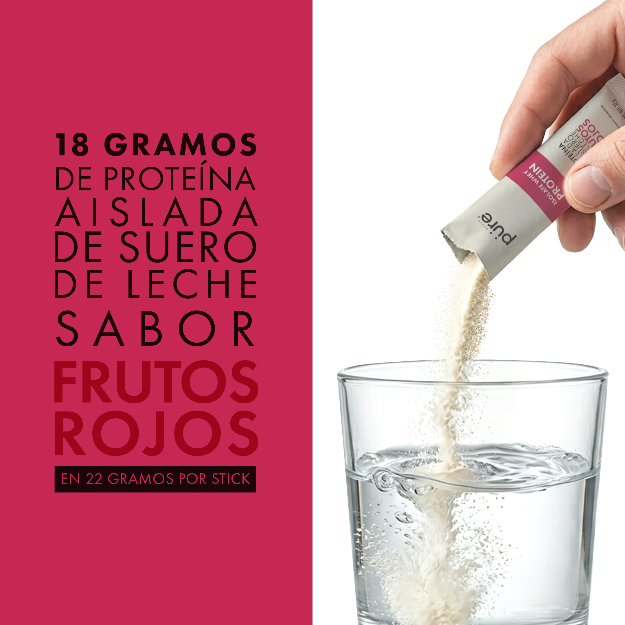 ISOLATE WHEY PROTEIN • Frutos rojos