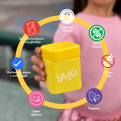 Refill de vitaminas diarias para niños yujü