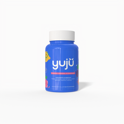 yujü: Vitaminas diarias para niños (bote con 40 tabletas)