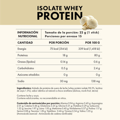ISOLATE WHEY PROTEIN • Vainilla